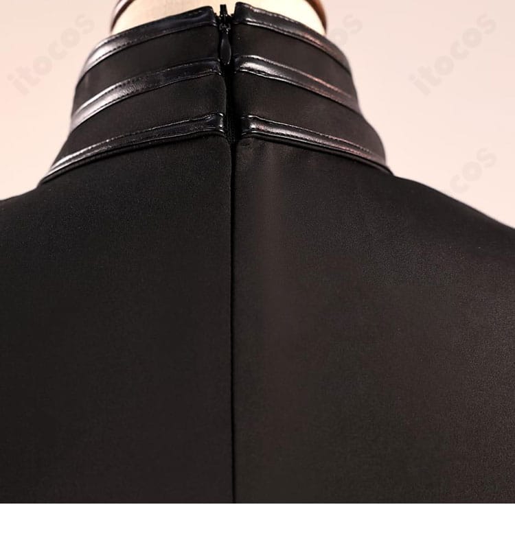 にじさんじ 葛葉 ヒットマン衣装 背面ファスナー周りのディテール