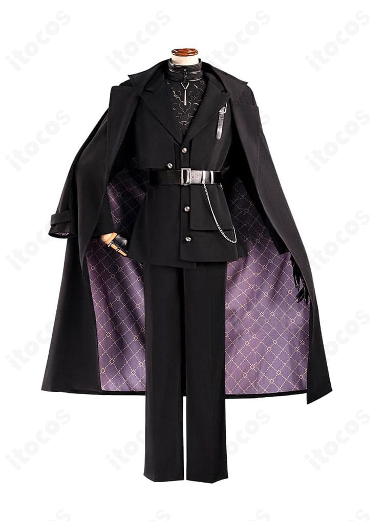 にじさんじ 葛葉 ヒットマン衣装 コスプレの正面フルセット一式