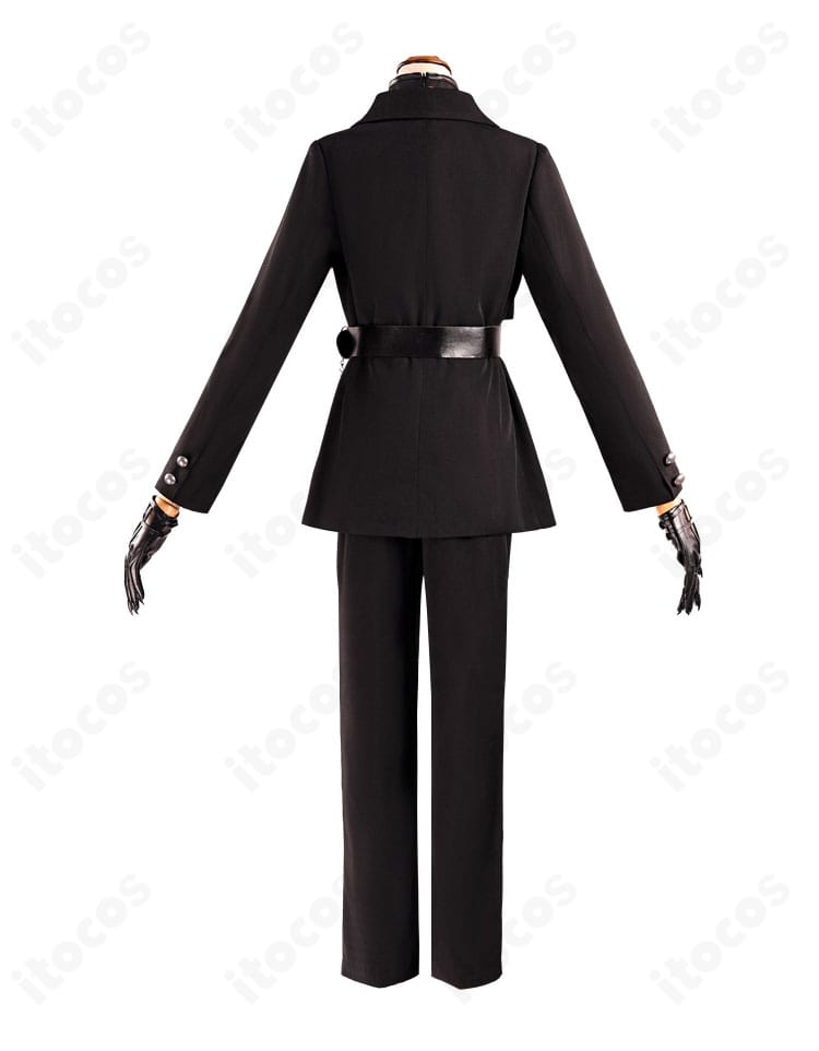 にじさんじ 葛葉 ヒットマン衣装 コスプレの背面シルエットとデザイン