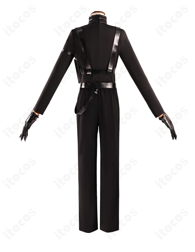 葛葉 ヒットマン衣装 コート背面の装飾ディテールとライン