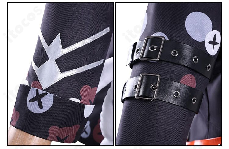 沢渡ココ コスプレ 腕飾りと袖口装飾のアップ。細部まで可愛い意匠
