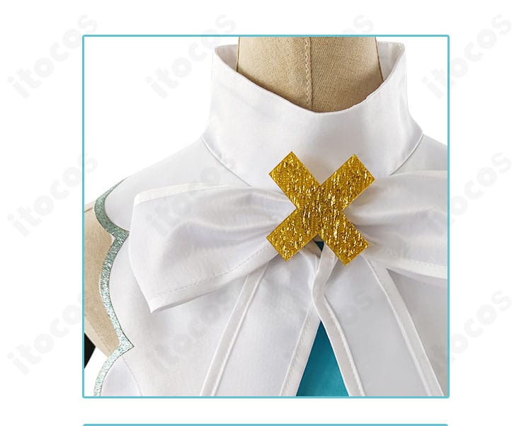 初音ミク 開かれた窓のセカイ 衣装 襟元・リボンのディテール｜精巧な装飾仕上げ