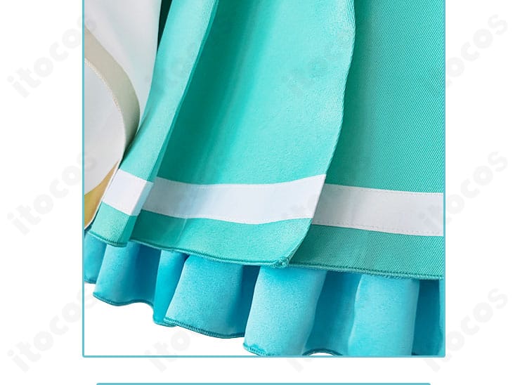 初音ミク 開かれた窓のセカイ 衣装 スカート裾の装飾｜ふんわり広がるシルエット