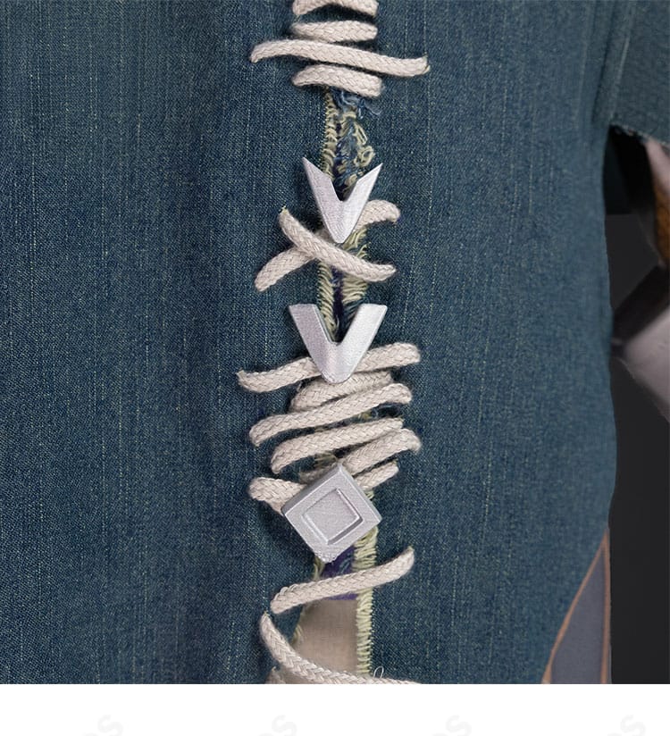 Identity V 幻灯師 アマンダ「此岸の宴へ」尾飾りディテール。立体構造とテクスチャの質感を表現。