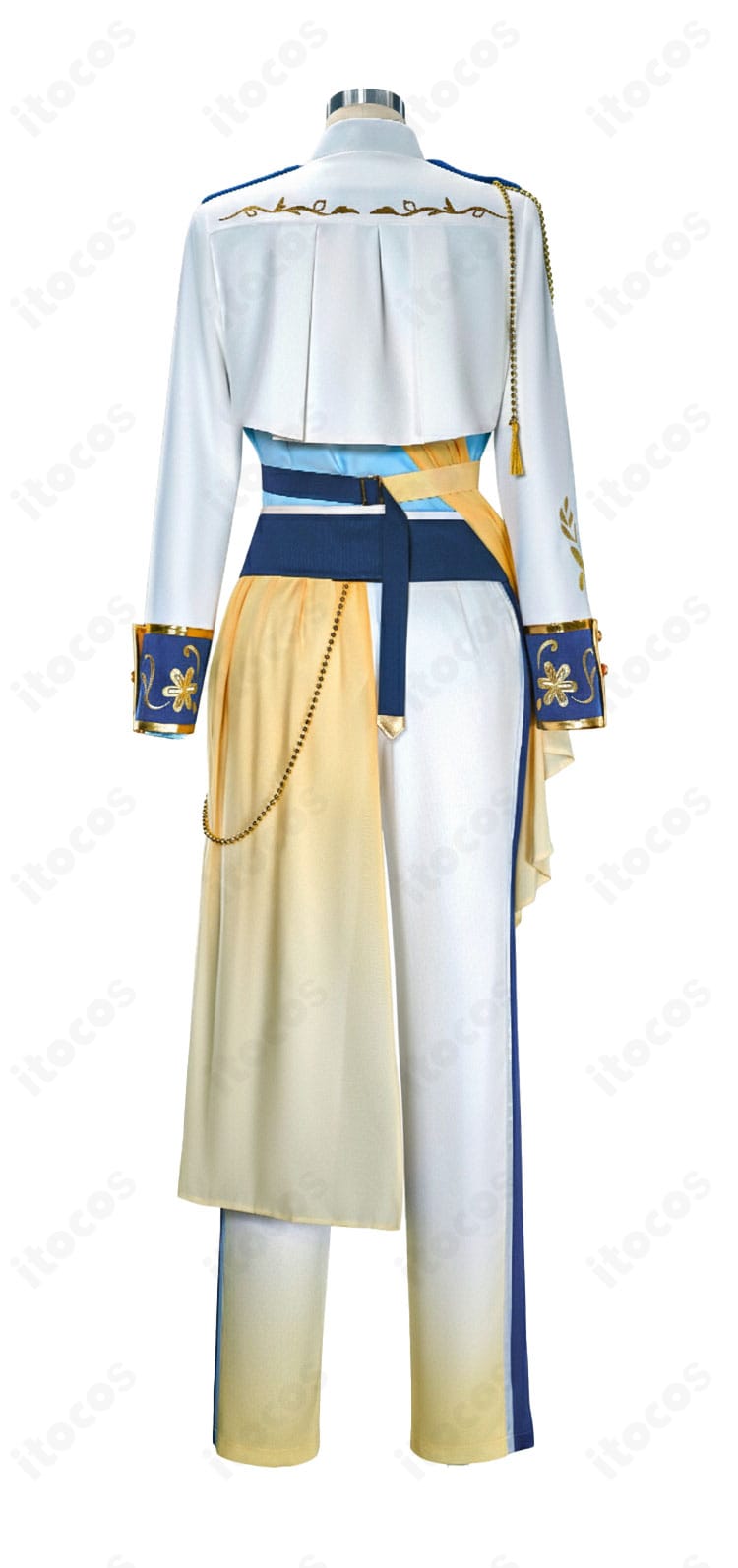 Crazy:B ペアリング衣装コスプレの背面デザインとマント風ストールの流れ