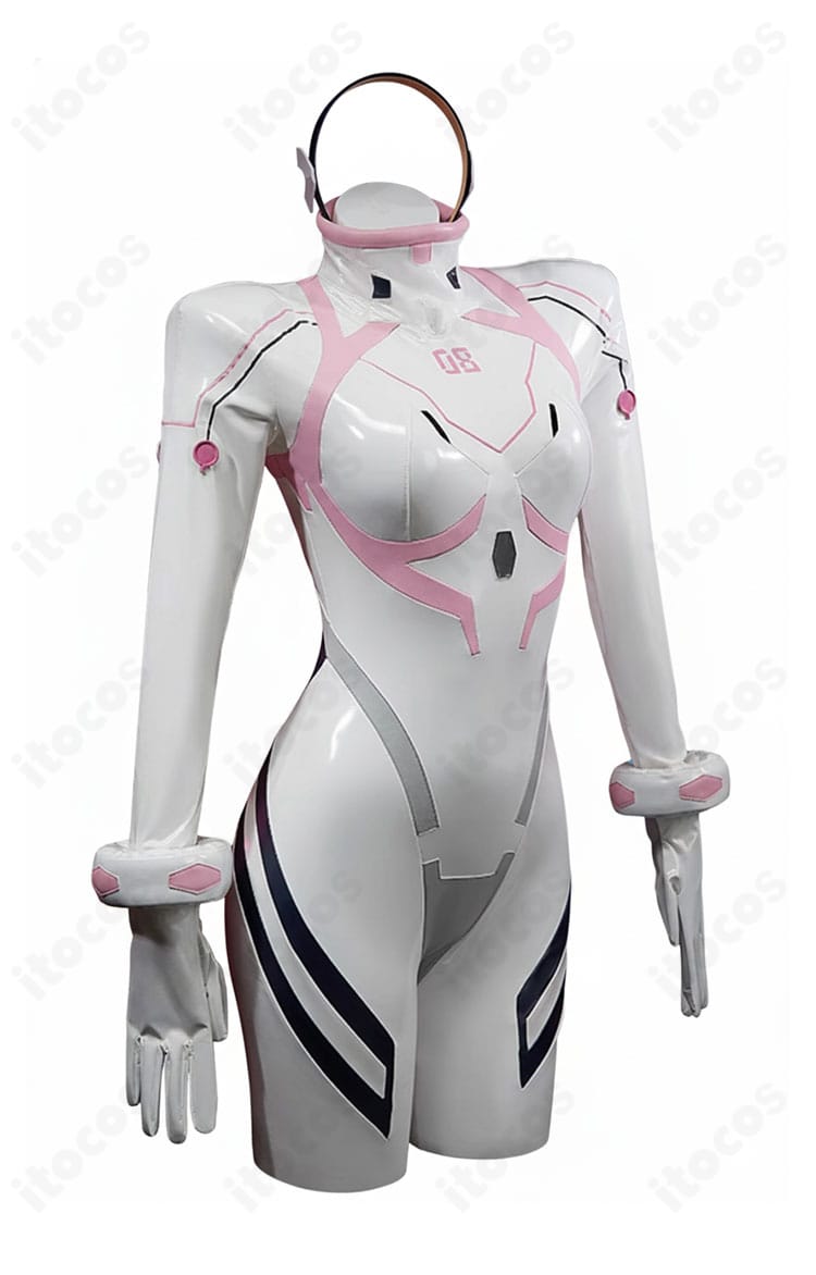 真希波マリ プラグスーツ 側面ビュー｜曲線ラインの立体感とフィット感が分かる画像