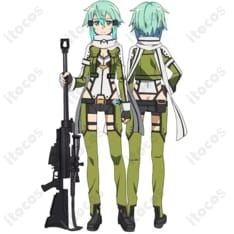 SAO 朝田詩乃（シノン）GGOスナイパー衣装。高再現で撮影映え、サイズオーダー対応 - 1枚目の画像（サムネイル）