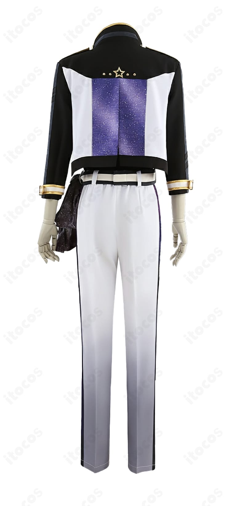 流星隊パワーアップ衣装の背面デザインと裾ラインを確認できる写真｜あんスタ 流星隊