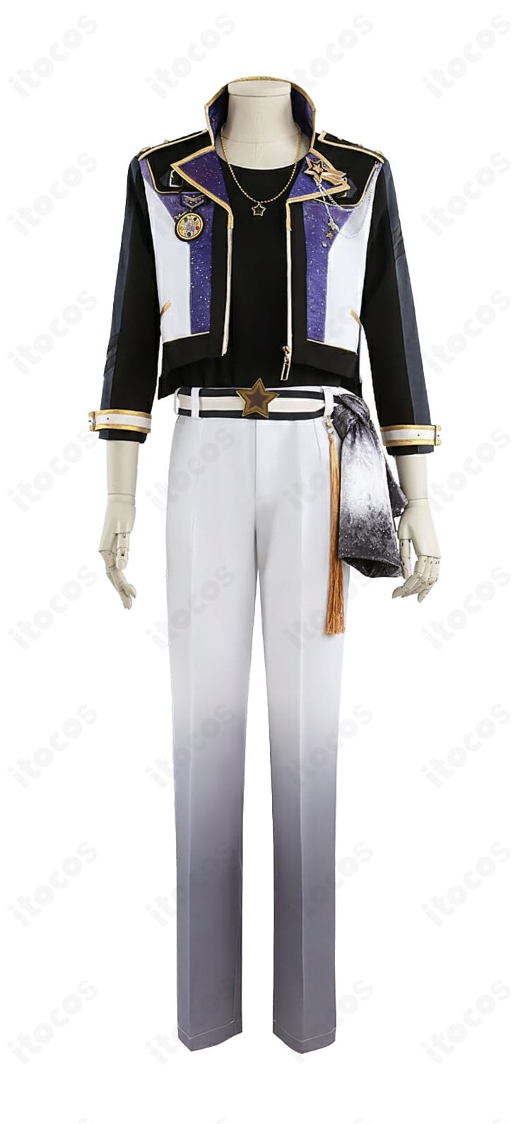 流星隊パワーアップ衣装の正面全体デザインが分かる商品写真｜あんスタ コスプレ衣装
