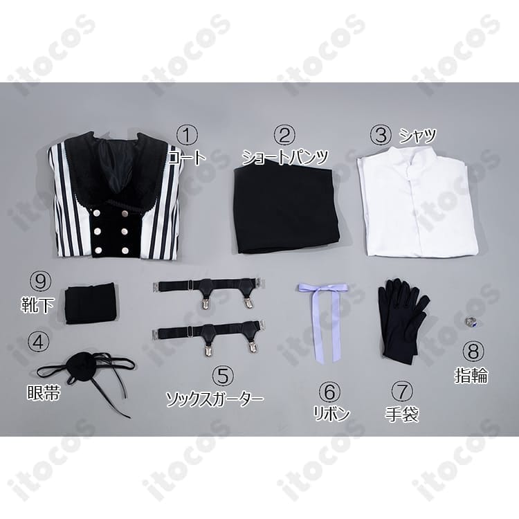 黒執事 シエル モノクロのキスVer. 英国風礼装｜高再現×着やすい構成で撮影・イベントに最適 - 4枚目の画像