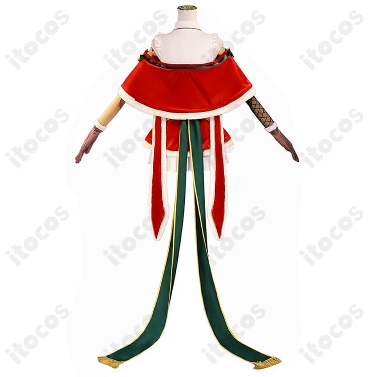 Re:ゼロ エミリア クリスマス記念衣装 清楚で華やか、撮影映えする高再現フルセット - 2枚目の画像