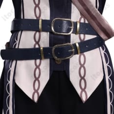 魔法少女ノ魔女裁判 蓮見レイア コスプレ衣装 高再現の軍服風9点セットでイベントも撮影も映える - 5枚目の画像（サムネイル）