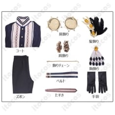 魔法少女ノ魔女裁判 蓮見レイア コスプレ衣装 高再現の軍服風9点セットでイベントも撮影も映える - 6枚目の画像（サムネイル）