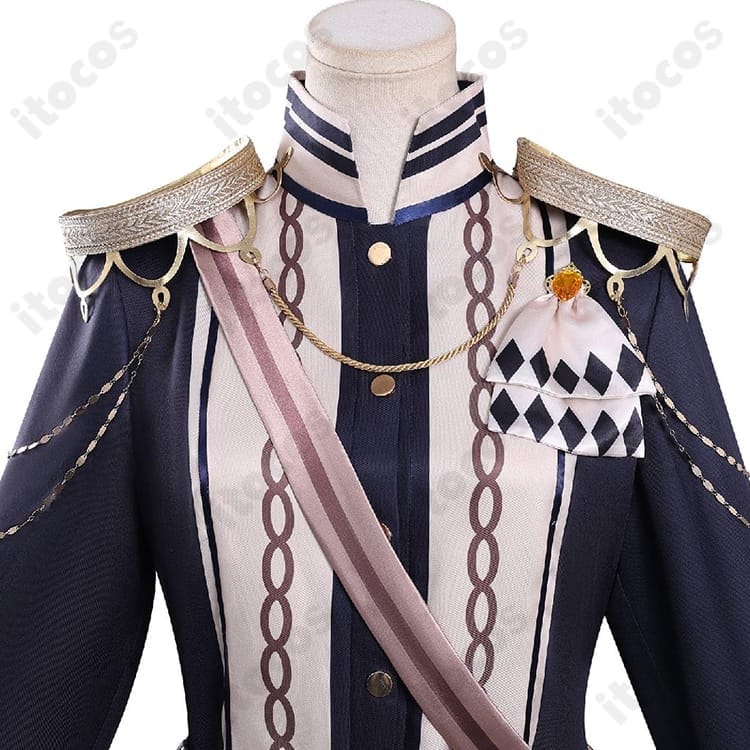 魔法少女ノ魔女裁判 蓮見レイア コスプレ衣装 高再現の軍服風9点セットでイベントも撮影も映える - 4枚目の画像