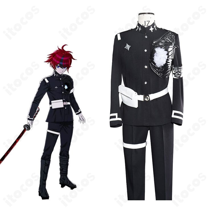 HUNDRED LINE 澄野拓海 特防隊 戦闘服コスプレの全身と衣装イメージ。公式設定に沿った色味と装飾を確認できます。