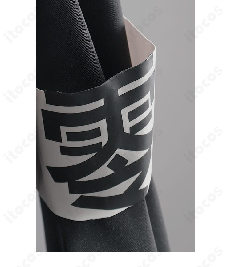 澄野拓海 コスプレ 腕章・腕飾りディテール。特防隊公式装備仕様の意匠を再現。