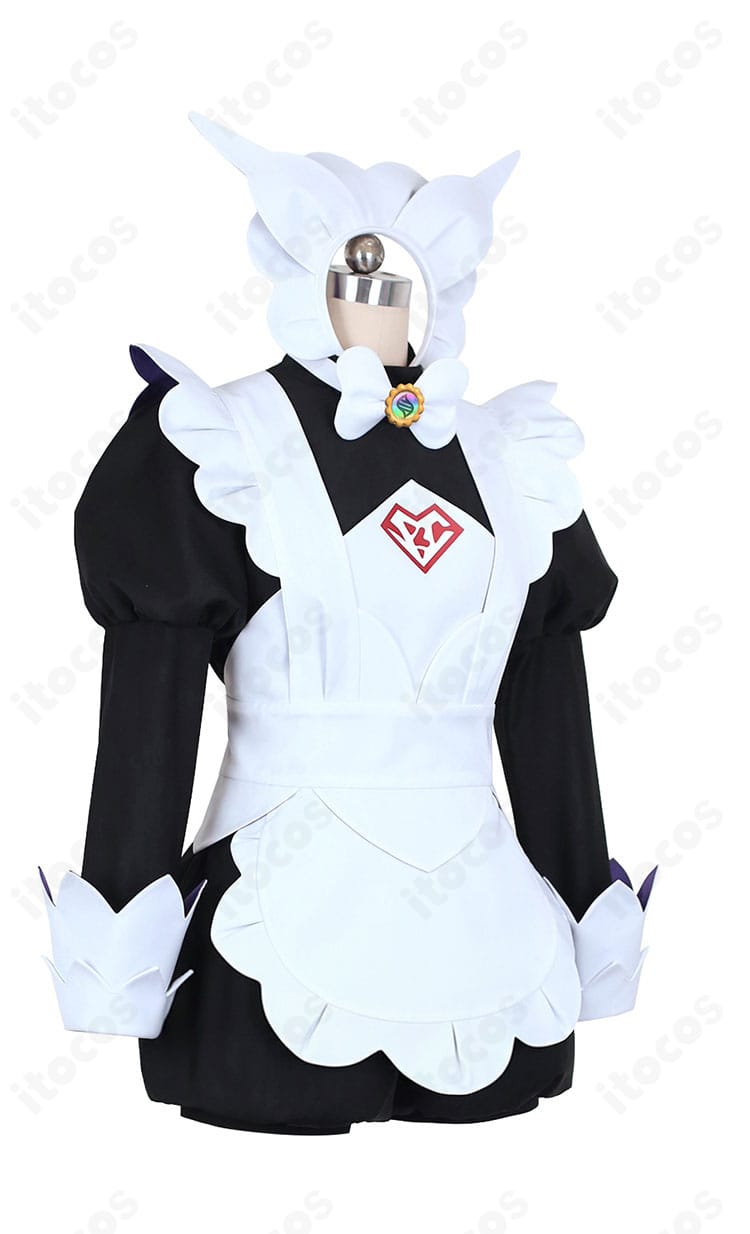 ハルジオ メイド服コスプレ サイズ表記図｜S〜XXLの寸法ガイドと推奨フィット目安