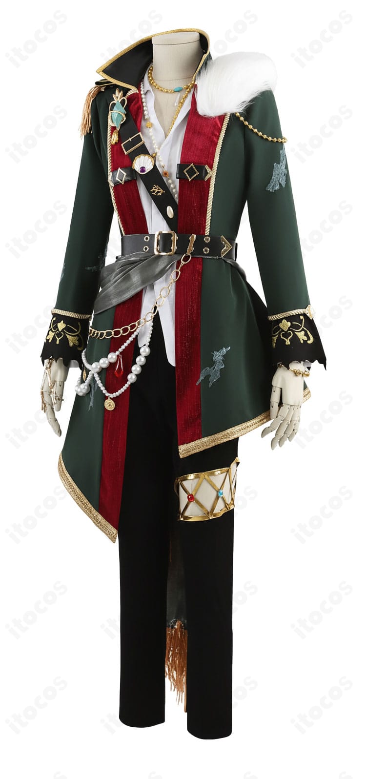 UNDEAD Velvet Ship衣装の左側面シルエットと肩ベルトの見え方