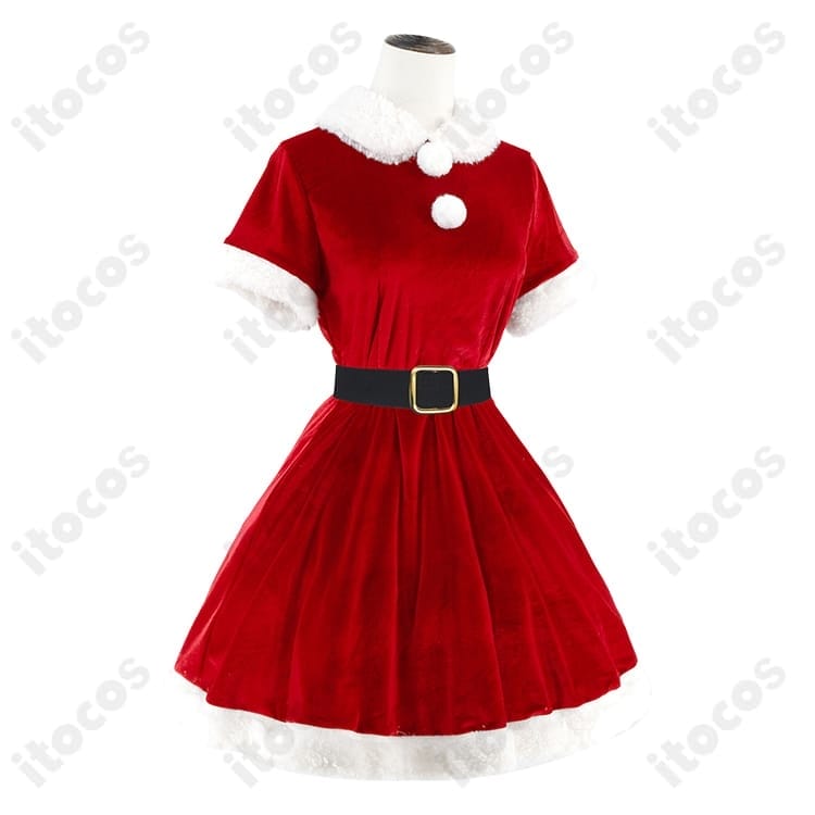 綾波レイ クリスマス（サンタ風）コスプレ｜快適フィットで撮影会・イベントに最適 - 2枚目の画像