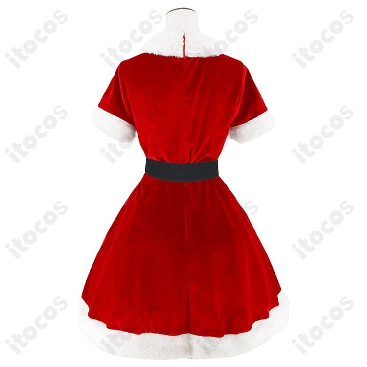 綾波レイ クリスマス（サンタ風）コスプレ｜快適フィットで撮影会・イベントに最適 - 3枚目の画像