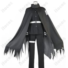 中世風マントのコスプレ衣装。軽やかで動きやすく、ダークでクールに撮影映えします - 1枚目の画像（サムネイル）