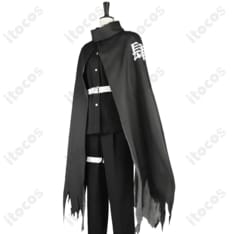 中世風マントのコスプレ衣装。軽やかで動きやすく、ダークでクールに撮影映えします - 2枚目の画像（サムネイル）