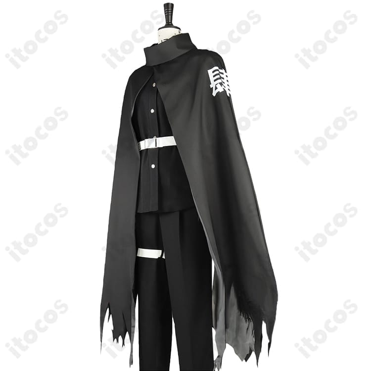 中世風マントのコスプレ衣装。軽やかで動きやすく、ダークでクールに撮影映えします - 2枚目の画像