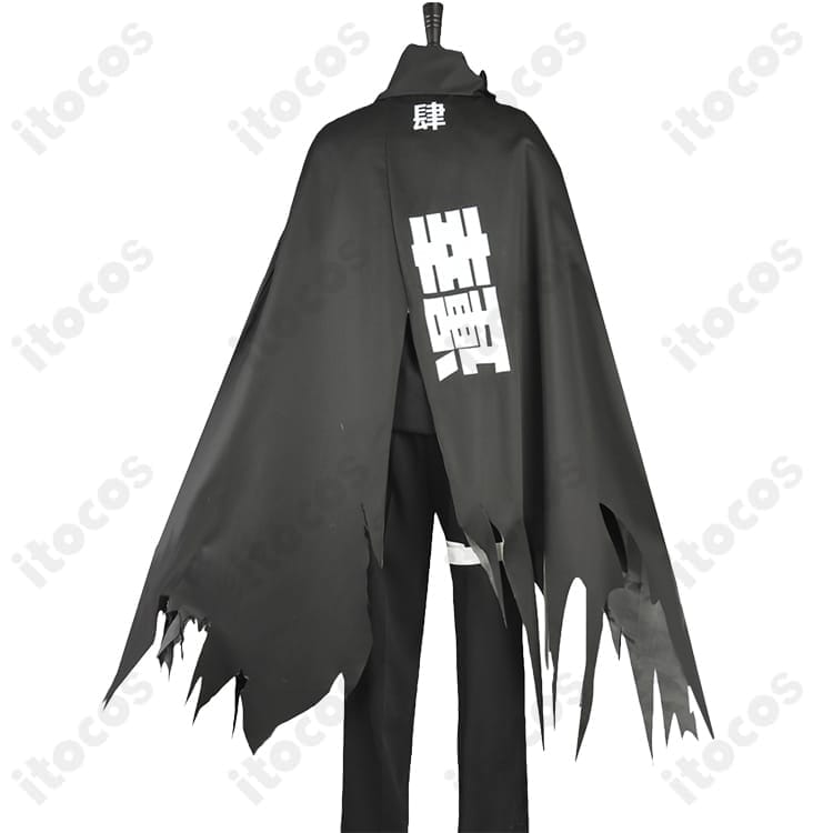 中世風マントのコスプレ衣装。軽やかで動きやすく、ダークでクールに撮影映えします - 3枚目の画像