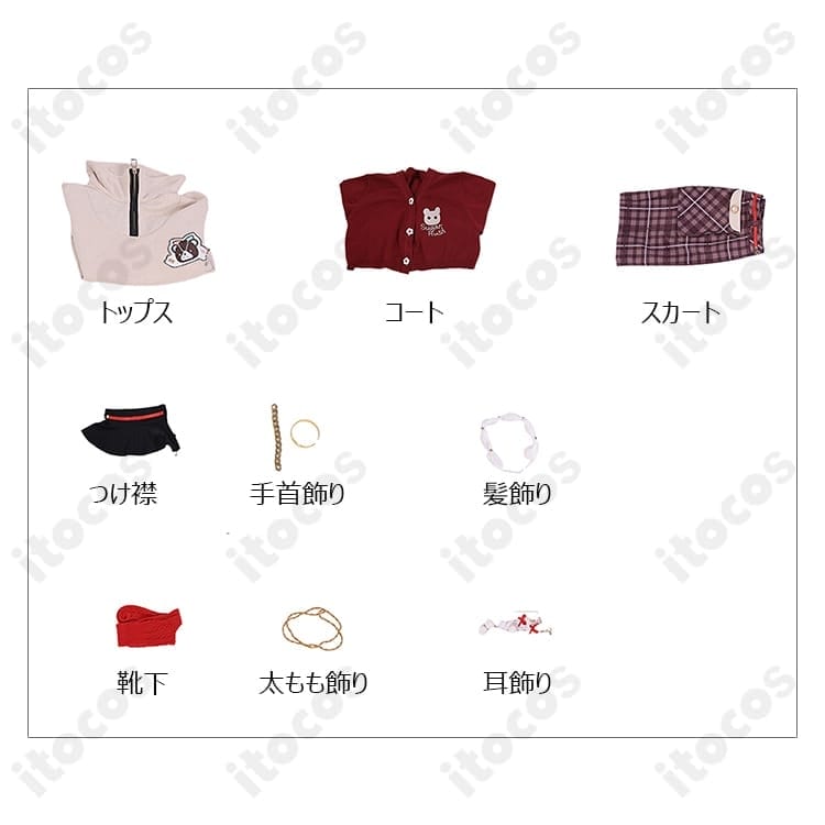 星街すいせい miCometベアブランド衣装 コスプレ｜高再現でイベント・撮影に最適 - 4枚目の画像