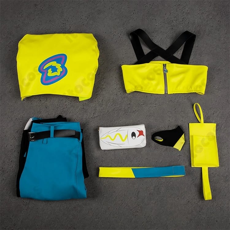 ポケットモンスター レジェンズ Z-A カナリィ高再現サイバー衣装。軽快な着用感でイベント・撮影に最適 - 8枚目の画像