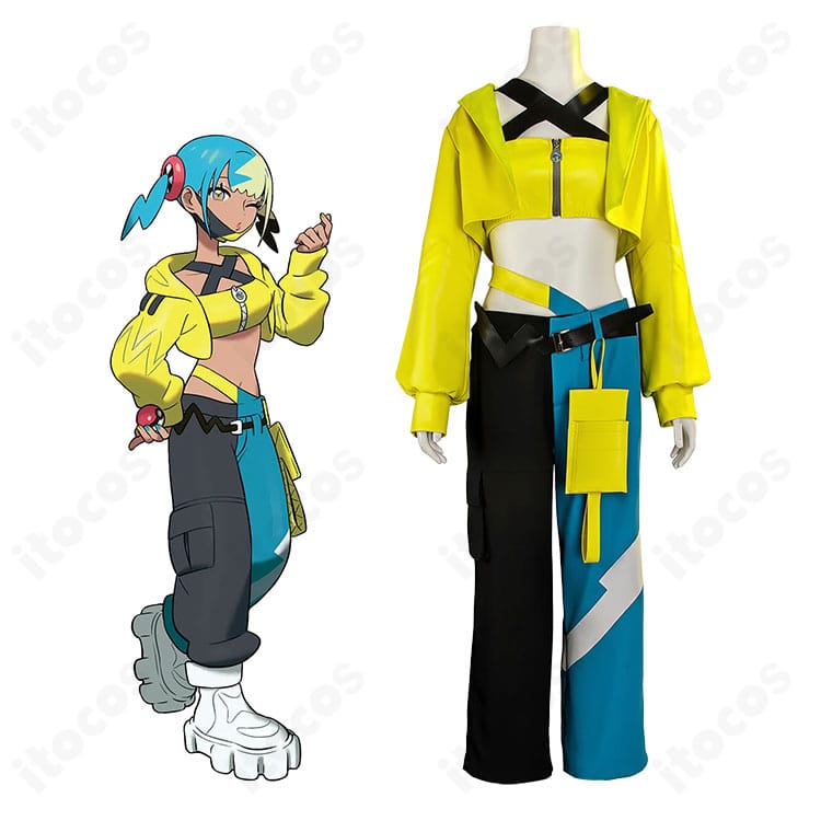 カナリィのコスプレ一式を着用した全身イメージとキャラクター雰囲気の比較