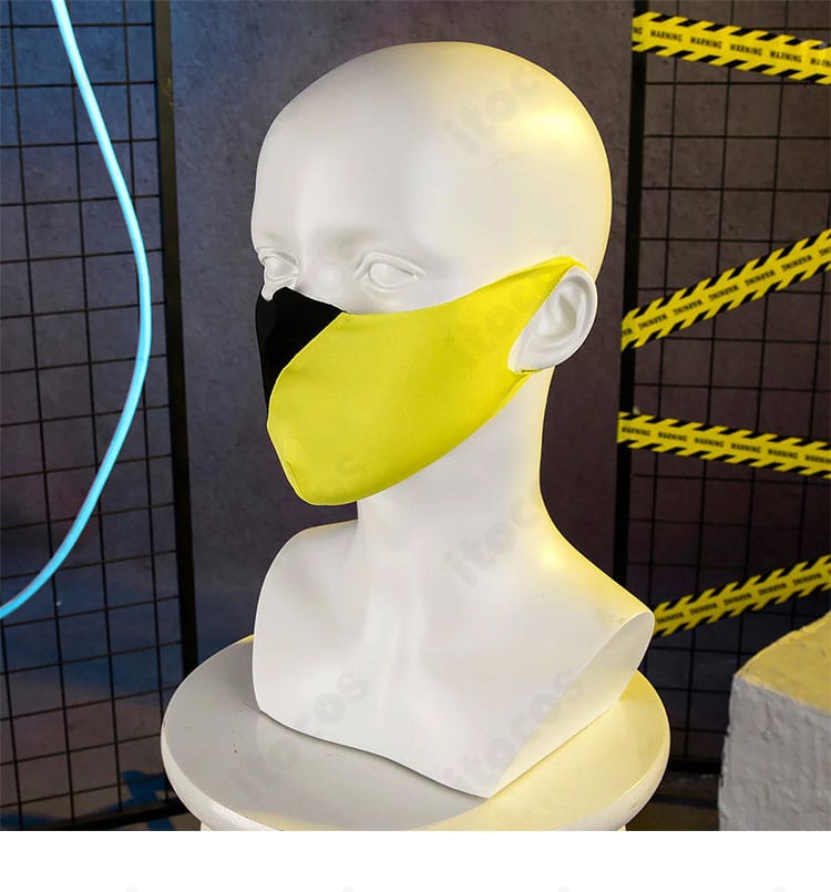 付属マスクの形状と表面テクスチャのディテール