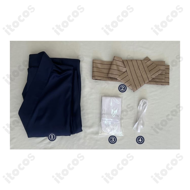 鬼滅の刃 猗窩座 コスプレ衣装 通常版 高再現で動きやすくイベント向き - 3枚目の画像