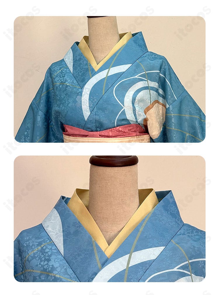 二十世紀電氣目録 百川稲子 コスプレ衣装の襟元・ネック装飾ディテール