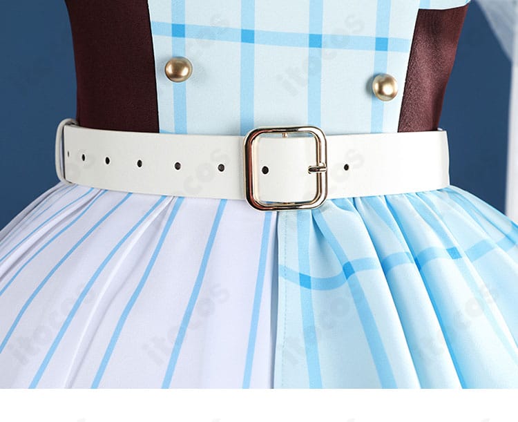 ラブライブ！サンシャイン!! 15周年記念衣装の腰ベルトとバックルディテール