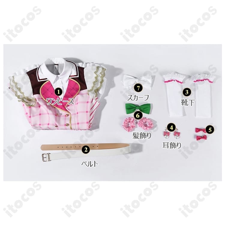 ラブライブ！μ's 共通 記念衣装コスプレ｜通気性◎で軽やか、高再現でイベント・撮影に最適 - 6枚目の画像