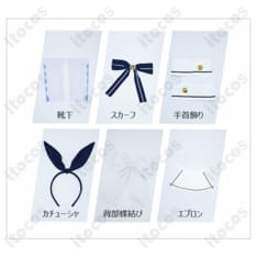 ご注文はうさぎですか？香風智乃 ラビットハウス制服 高再現で丈夫、イベント＆撮影に最適 - 4枚目の画像（サムネイル）