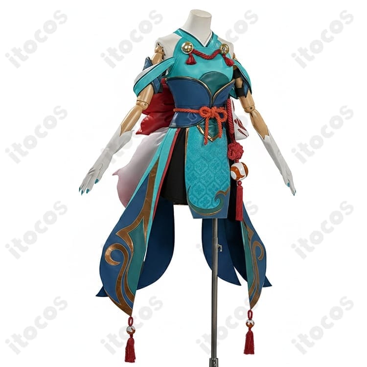 オーバーウォッチ2 キリコ「イナリの神」高再現コスプレ衣装｜和風で動きやすく小物完備 - 2枚目の画像