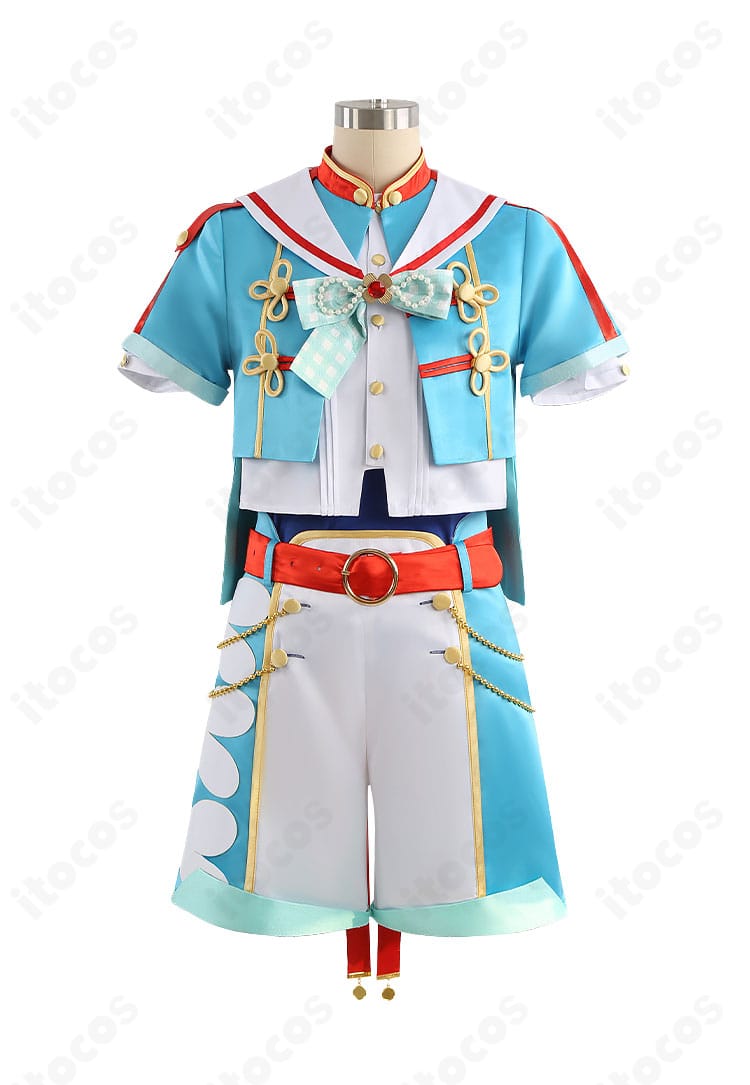 Ra*bits「RaRaRa＊Station」コスプレ衣装の正面全体。爽やかな配色と整ったシルエットを確認できる画像。