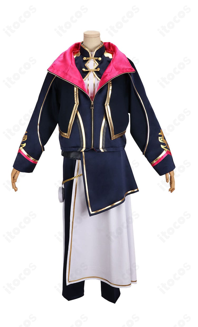 渡会雲雀 SYMPHONIA 共通衣装の正面。フォーマルコートとベスト、シャツの端正なラインが分かる詳細。