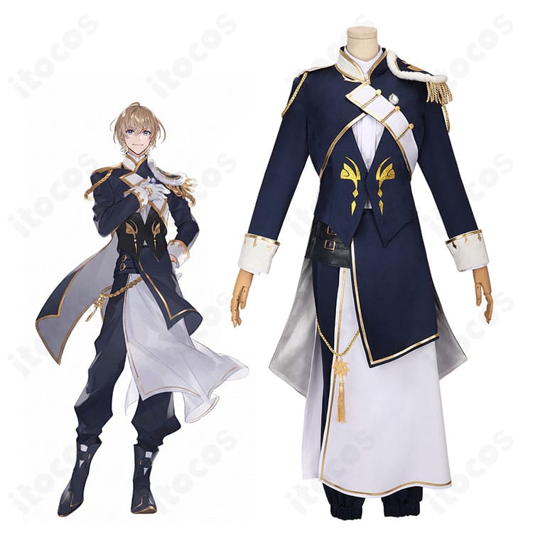 風楽奏斗 OVERTURE 共通衣装のコスプレ一式とキャラクターイメージの比較カット