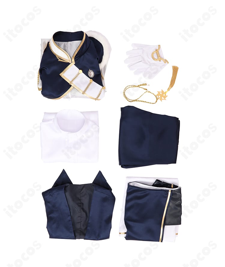 風楽奏斗 OVERTURE 共通衣装コスプレのセット内容（コート・ベスト・シャツ・ズボン・腰布・手袋・紐飾り）