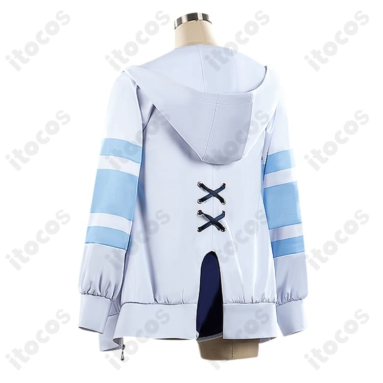 ウマ娘 シュヴァルグラン 夏凪ネイビードロップ 勝負服コス 再現度と軽量設計でイベント・撮影に最適 - 2枚目の画像