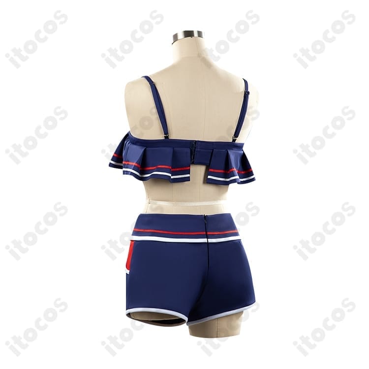 ウマ娘 シュヴァルグラン 夏凪ネイビードロップ 勝負服コス 再現度と軽量設計でイベント・撮影に最適 - 4枚目の画像