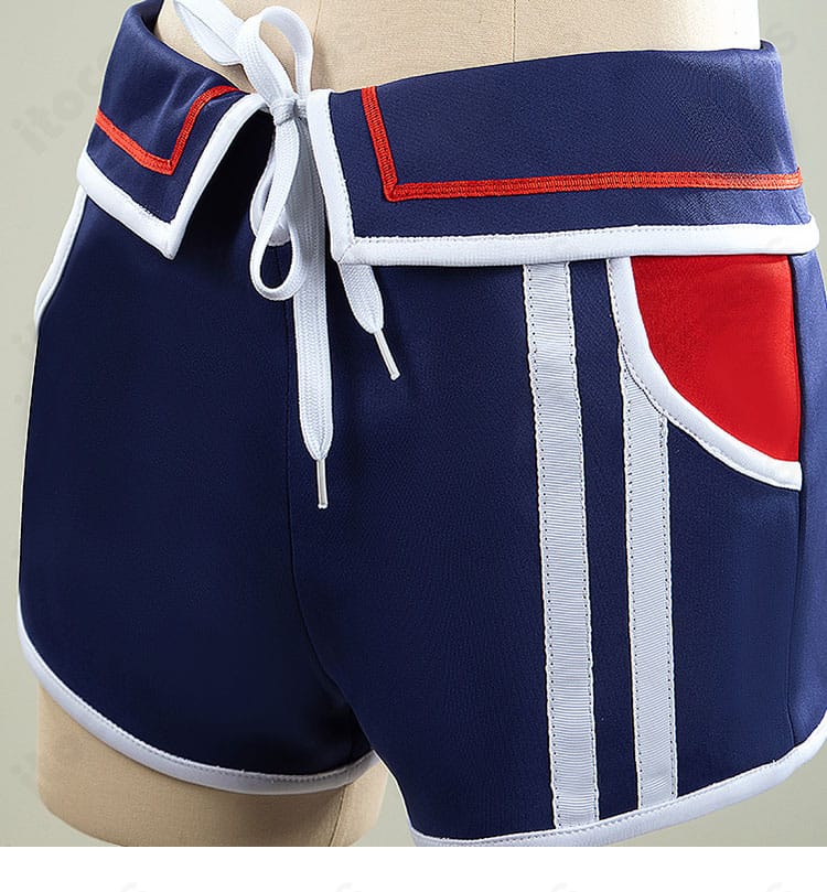 ウマ娘 シュヴァルグラン コスプレ衣装 ショートパンツの装飾とカッティング