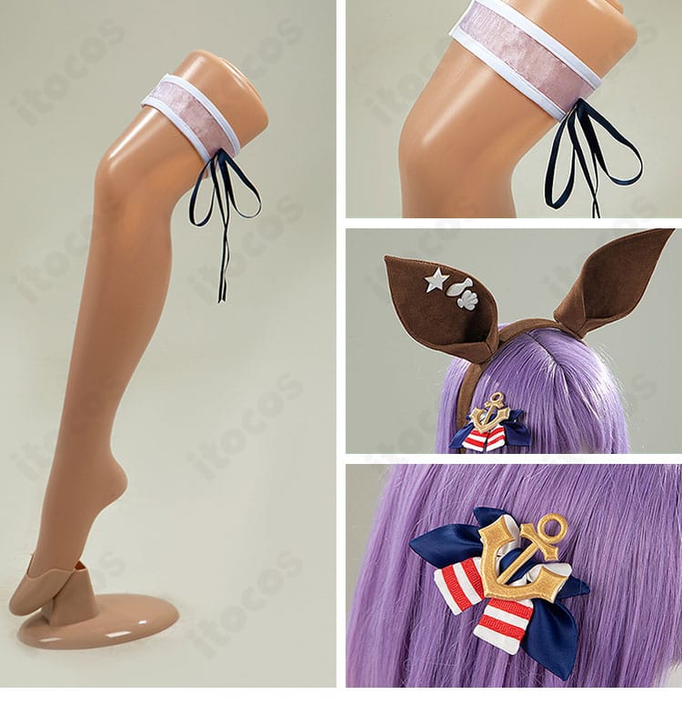 シュヴァルグラン 夏凪ネイビードロップ 髪飾り・カチューシャ・アクセサリーの細部