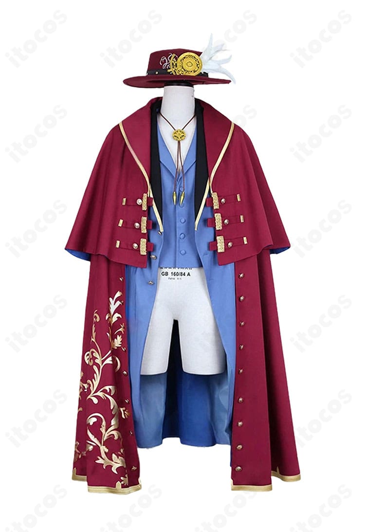 終末のワルキューレ ジャック・ザ・リッパー コスプレ衣装の正面全体。シルエットと着丈バランスを確認しやすい構図。