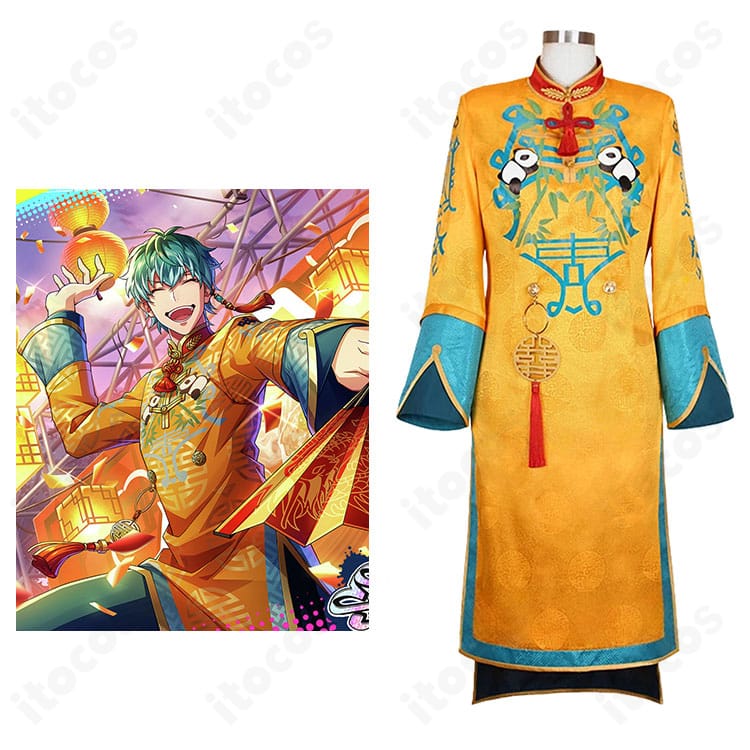 白膠木簓「あっつあつ～の大成功！」コスプレ衣装を着用した全身イメージ。大阪ディビジョンらしい高発色とアクセサリーを再現。