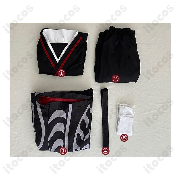 鬼滅の刃 鬼舞辻無惨 平安時代 貴族装束コスプレ 高再現×動きやすさで撮影に最適 - 4枚目の画像