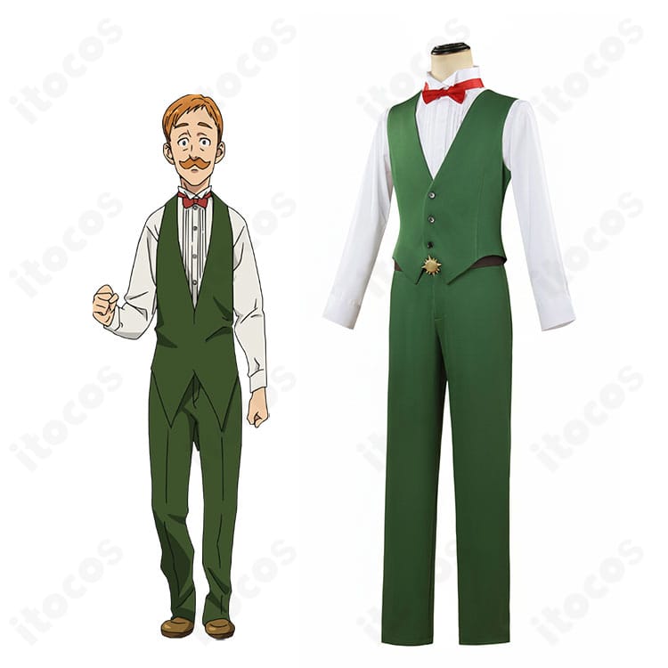 七つの大罪 戒めの復活 エスカノール 通常衣装の着用イメージ。人物全身と衣装の収まりを確認できる写真